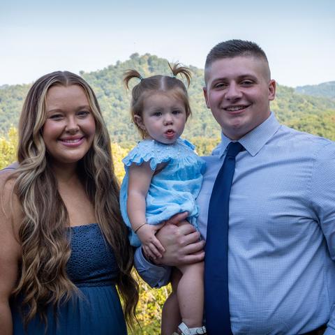 Photo of young family