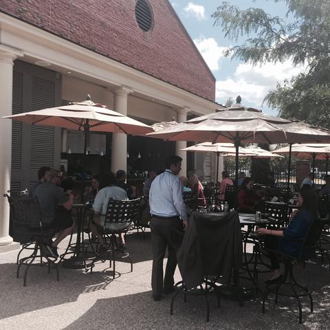 Patrons visit the Boone Center Grill