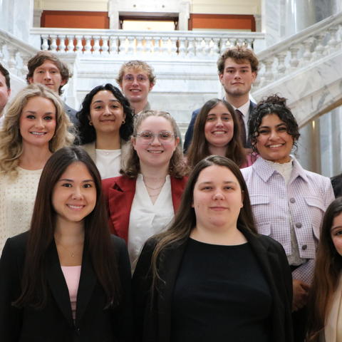 Presenters from the 2024 Poster-at-the-Capitol. 