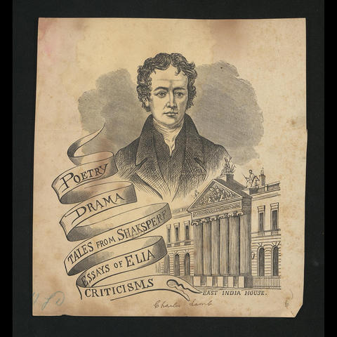 photo of print of Charles Lamb, Mary Lamb and the Lamb family