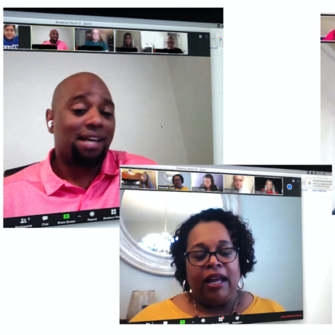 UK student teachers participated in virtual mock interviews.