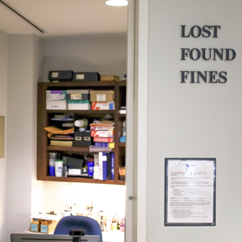 Image of library lost and found