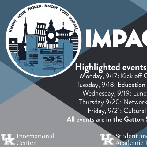 Impact Week Schedule