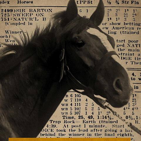 photo of cover of "Sir Barton and the Making of the Triple Crown" by Jennifer S. Kelly