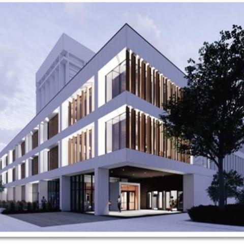 A rendering of White Hall, expected to open in Fall 2026.
