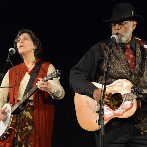 photo of Rhonda and Sparky Rucker performing
