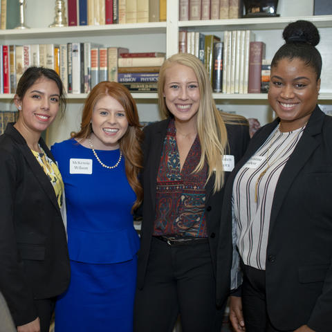 Student recipients of the College of Public Health’s proposal “Developing Leaders for 21st Century Healthcare.”