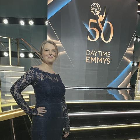 Ashley Cook at the Daytime Emmy Awards