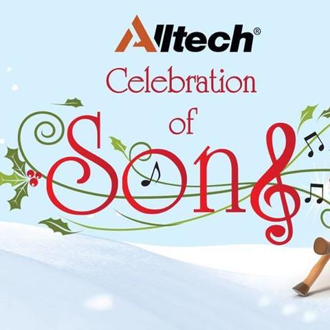 photo of "Celebration of Song" concert banner