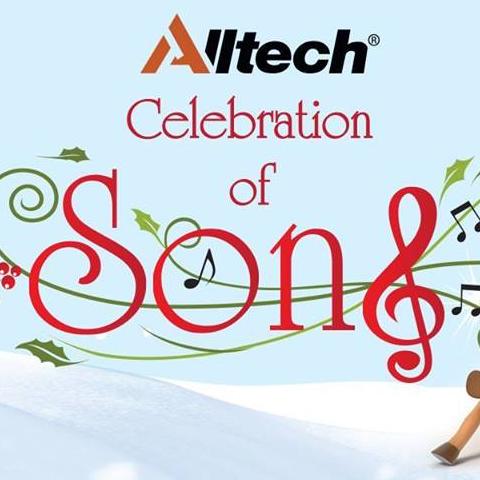 photo of "Celebration of Song" concert banner