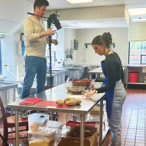 The videos are the result of collaboration across various units throughout campus along with videographer Jason Parmer. Photo by Lauren Batey.