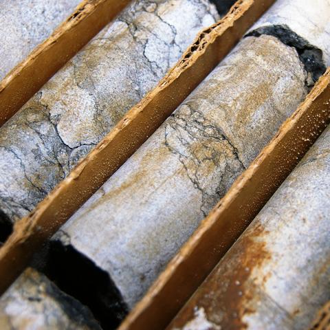 photo of rock cores