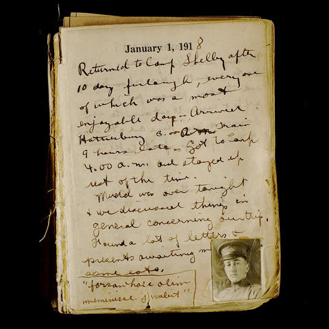 photo of letter from Wade Hall Collection