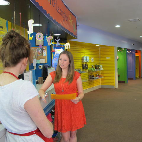 photo of arts administrators at work at Explorium
