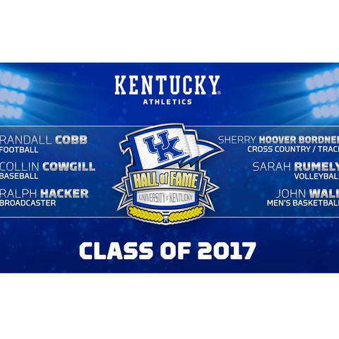 UK Athletics Hall of Fame banner - Class of 2017