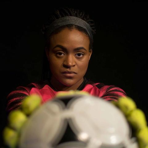 photo of "The Wolves" goalie - Tamia Marie Fair