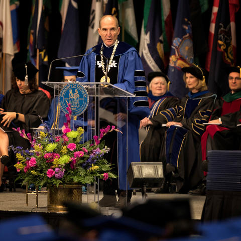 photo of Commencement in Rupp Arena