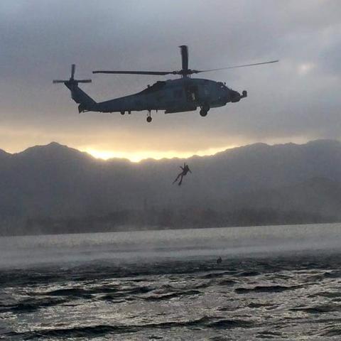 Zach Grills, a UK freshman, served as an aviation rescue swimmer in the U.S. Navy