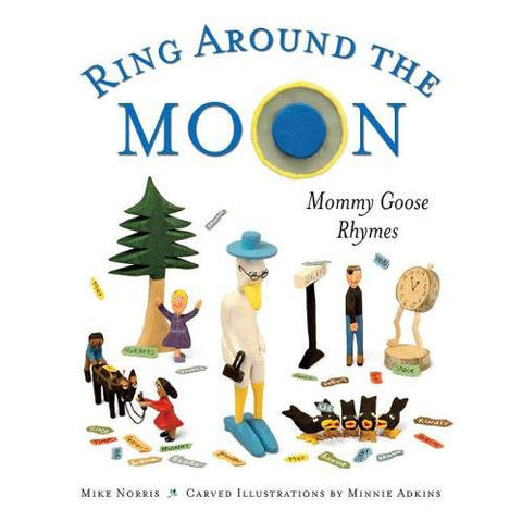 Detail of book cover for "Ring Around The Moon: Mommy Goose Rhymes"