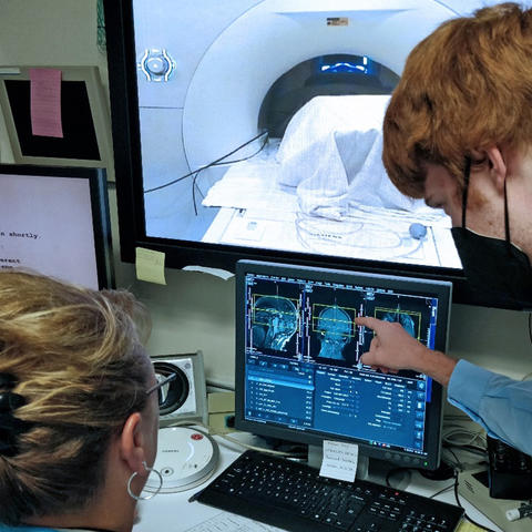 UK researchers conduct an MRI scan as part of the study, which suggests that a healthy diet is linked to lower brain iron and better cognition in older adults. 