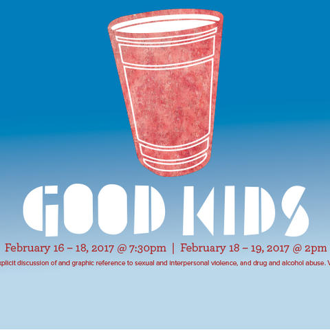 photo of poster art for UK Theatre's "Good Kids" 