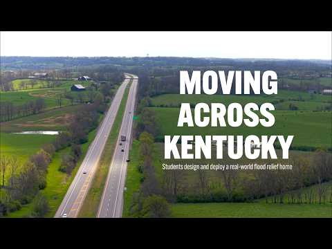 Thumbnail of video for UK student-designed emergency housing finds permanent home