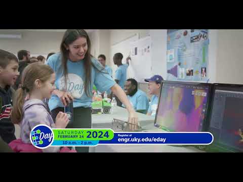 Thumbnail of video for UK Engineering invites community to be inspired, celebrate E-Day Feb. 24